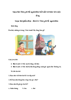 Soạn bài Thư gửi bố ngoài đảo (trang 95) | Tiếng việt 2 sách Kết nối tri thức