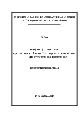 Luận án Tiến sĩ toàn văn luận án nghệ thuật trưng bày tại các triển lãm thương mại “VIETNAM MOTOR SHOW” từ năm  đến năm 2017 | Trường Đại học Mỹ thuật Thành phố Hồ Chí Minh