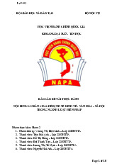 báo cáo thuyết trình về luật Hiến pháp | Học viện Hành chính Quốc gia