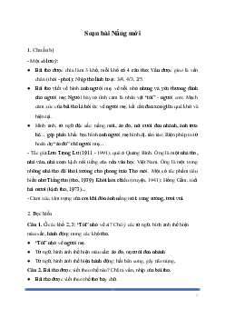 Soạn bài: Nắng mới Ngữ Văn 8 | Cánh diều