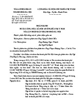 Bản án phúc thẩm số 1500VSB201220102 về nghĩa vụ bảo lãnh của Ngân hàng | Môn Pháp luật đại cương - Học viện Hành chính Quốc gia