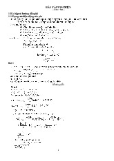 Bài tập Pin điện | Đại học Lâm nghiệp