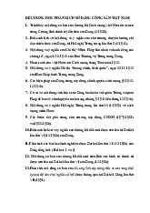 Tổng hợp câu hỏi LSĐ/ Trường đại học Nguyễn Tất Thành