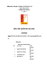 Trình bày về một mô hình startup – Làm ứng dụng giới thiệu quán ăn | Môn Quản trị học đại cương - Đại học Bách Khoa Hà Nội