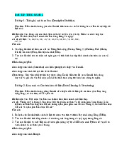 Bài tập 1: Thống kê mô tả cơ bản. Đề cương môn Tin học - Trường Đại học Sư phạm – Đại học Huế
