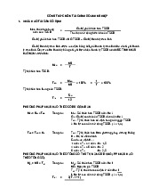 Công Thức Môn Tài Chính Doanh Nghiệp | Đại học Thăng Long