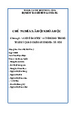 Bài tiểu luận mẫu môn chủ nghĩa xã hội khoa học| Đại học Kiến trúc Đà Nẵng