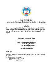 Trình bày những hiểu biết của em về quản lý nhân sự của MNCs? Phân tích vai trò và tác động của hoạt động quản lý nhân sự đối với sự phát triển và ảnh hưởng của các MNCs? | Bài tập nhóm môn Hệ thống thông tin quản lý