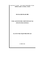 Luận văn thạc sĩ Quản trị nhân lực | Trường Đại học Lao động - Xã hội