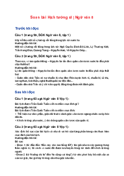 Soạn bài Hịch tướng sĩ | Ngữ văn 8 sách Kết nối tri thức