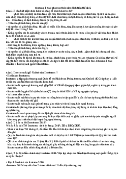 Đề tổng hợp - Kinh tế vĩ mô | Trường Đại học Giao thông Vận Tải