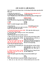 Trắc nghiệm con người và môi trường | Trường Đại học Mở Thành phố Hồ Chí Minh