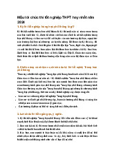 Mẫu lời chúc thi tốt nghiệp THPT hay nhất năm 2024