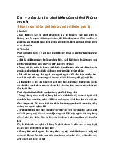 Dàn ý phân tích hai phát hiện của nghệ sĩ Phùng chi tiết