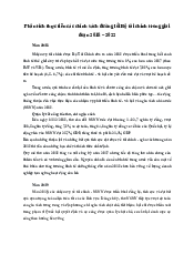 Bài tập tài chính công - Tài chính ngân hàng | Đại học Công nghiệp Thực phẩm Thành phố HCM