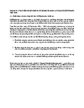 Chương 4 Đào tạo nguồn nhân lực tại LG Electronics Việt Nam | Môn Quản trị nhân lực - Đại học Kinh Tế Quốc Dân