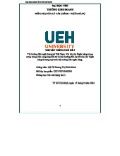 Thuyết trình CT3 - Thị Trường Liên Ngân Hàng tại VN - Mã lớp 22C1PUF