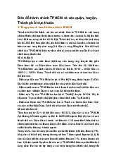 Bản đồ hành chính TPHCM và các quận, huyện, Thành phố trực thuộc