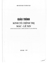 GT Kinh Tế Chính Trị MNLK môn Kế toán chính trị | Trường Đại Học Tây Nguyên