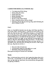 Câu Hỏi Tình Huống Luật Thương Mại | Đại Học Kiểm sát Hà Nội