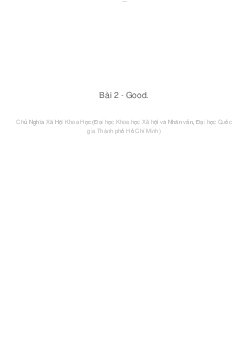 BÀI 2: SỨ MỆNH LỊCH SỬ CỦA GIAI CẤP CÔNG NHÂN | Chủ nghĩa xã hội khoa học | Đại học Khoa học Xã hội và Nhân văn, Đại học Quốc gia Thành phố HCM