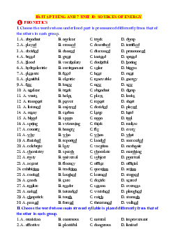 Giải Bài tập Tiếng Anh 7 Unit 10 Energy sources | Global Success