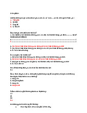 Trắc Nghiệm Tài Chính Hành Vi - Lý Thuyết Cơ Bản | Đại học Văn Lang