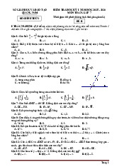 Đề Thi Học Kỳ 1 Môn Toán 7 Quảng Nam 2025-2026