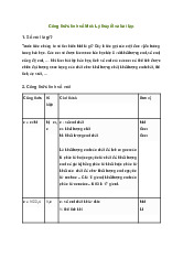 Bài tập tính số Mol | Khoa học tự nhiên 8 sách Chân trời sáng tạo