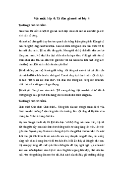 Tả đàn gà con | Tập làm văn 4