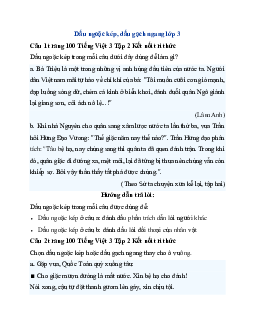 Giải SGK Tiếng Việt 3 trang 100, 101 Bài 22: Sự tích ông Đùng bà Đùng - Luyện tập | Kết nối tri thức