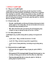 Giới thiệu về Apollo English: Tầm Nhìn, Sứ Mệnh và Đào Tạo môn Marketing căn bản | Trường đại học Mở Hà Nội