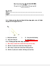Bài về nhà chương 1, 2, 3 - Đề 1 (Có giải chi tiết) môn Kinh tế vi mô | Trường Đại học Kinh Tế Quốc Dân