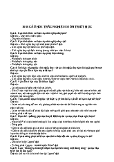 TOP 1000 Câu hỏi trắc nghiệm môn Triết học (Có đáp án) - Triết học Mác - Lênin (PHI2) | Trường Đại học Kinh tế, Đại học Quốc gia Hà Nội