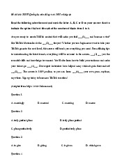 Đề thi thử tốt nghiệp THPT 2025 môn tiếng Anh sở GD&ĐT Nam Định