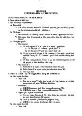 Chương 1: chủ nghĩa duy vật biện chứng - tổng quan triết học | Môn Triết học Mác - Lênin - Đại học Cần Thơ