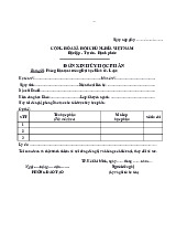 ĐƠN XIN HỦY HỌC PHẦN | Trường Đại học Kinh Tế - Luật