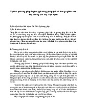 Vai trò phương pháp logic và phương pháp lịch sử trong nghiên cứu môn Đại cương văn hóa Việt Nam- Trường Đại học Lao động - Xã hội