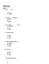 Reading Practice Exercises | Đại học Tôn Đức Thắng