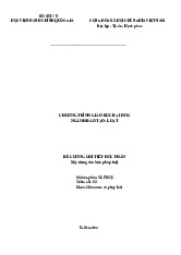 Đề cương chi tiết học phần Xây dựng văn bản pháp luật | Môn Xây dựng văn bản pháp luật - Học viện Hành chính Quốc gia
