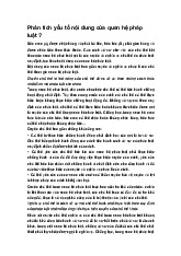 Phân tích yếu tố nội dung của quan hệ pháp luật ?