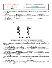 Đề ôn thi tốt nghiệp THPT Địa lí 2025 bám sát minh họa giải chi tiết-Đề 8
