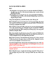 Bài tập quản trị tài chính 2 | Trường Đại học Thương Mại