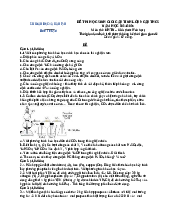 Để thi học sinh giỏi cấp tỉnh lớp 9 cấp THCS Năm học 2024-2025 Môn thi: KHTN – kiến thức hóa học) | Sở GD&ĐT Bình Thuận