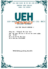 Bài thu hoạch chương 1 môn Sáp nhập, mua lại và tái cấu trúc doanh nghiệp  | Trường Đại học Kinh tế Thành phố Hồ Chí Minh