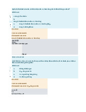 Trắc nghiệm Chương 6, 7 - Môn Thị trường và các định chế tài chính - Đại Học Kinh Tế - Đại học Đà Nẵng