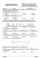 Đề KSCL lần 1 Toán 12 năm 2024 – 2025 trường THPT Lê Hồng Phong – Hải Phòng có đáp án