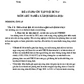 Đề Cương Ôn Tập Nội Dung Môn Chủ Nghĩa Xã Hội Khoa Học|Đại học Nội Vụ Hà Nội
