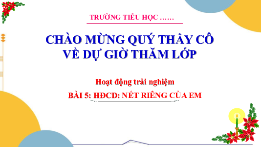 Chủ đề 2: Khám phá bản thân - Tuần 5: Sinh hoạt công dân | Bài giảng PowerPoint Hoạt động trải nghiệm 3 | Cánh Diều