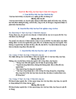 Soạn Ngữ văn 6 sách Chân trời sáng tạo bài Học thầy, học bạn